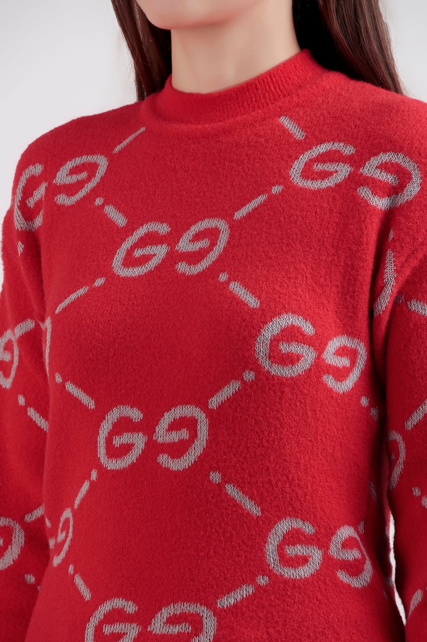 Women's Crop Wool Sweater - Soft & Warm Pullover | Hair