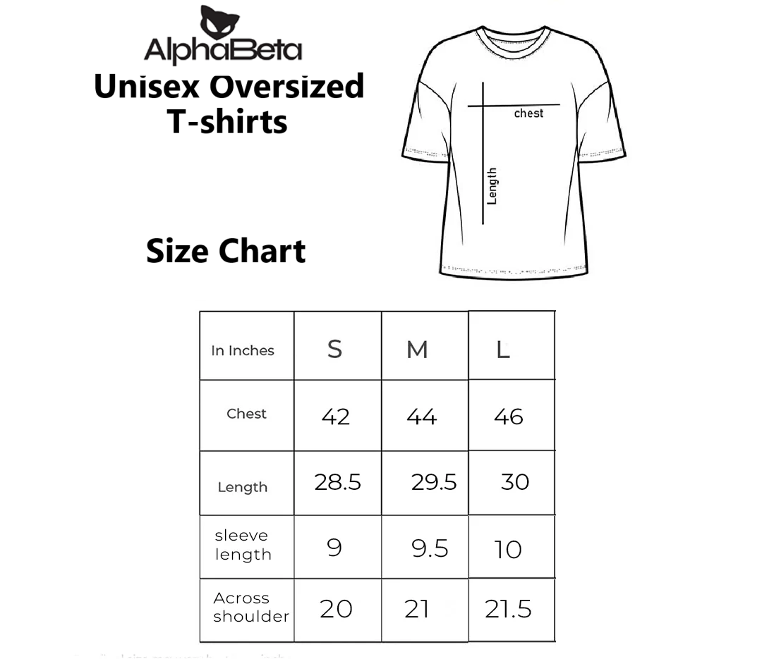 ALPHA-BETA Demon Slayer Black Anime T-Shirt | Unisex Oversized Fit | “Zenitsu Agatsuma”
